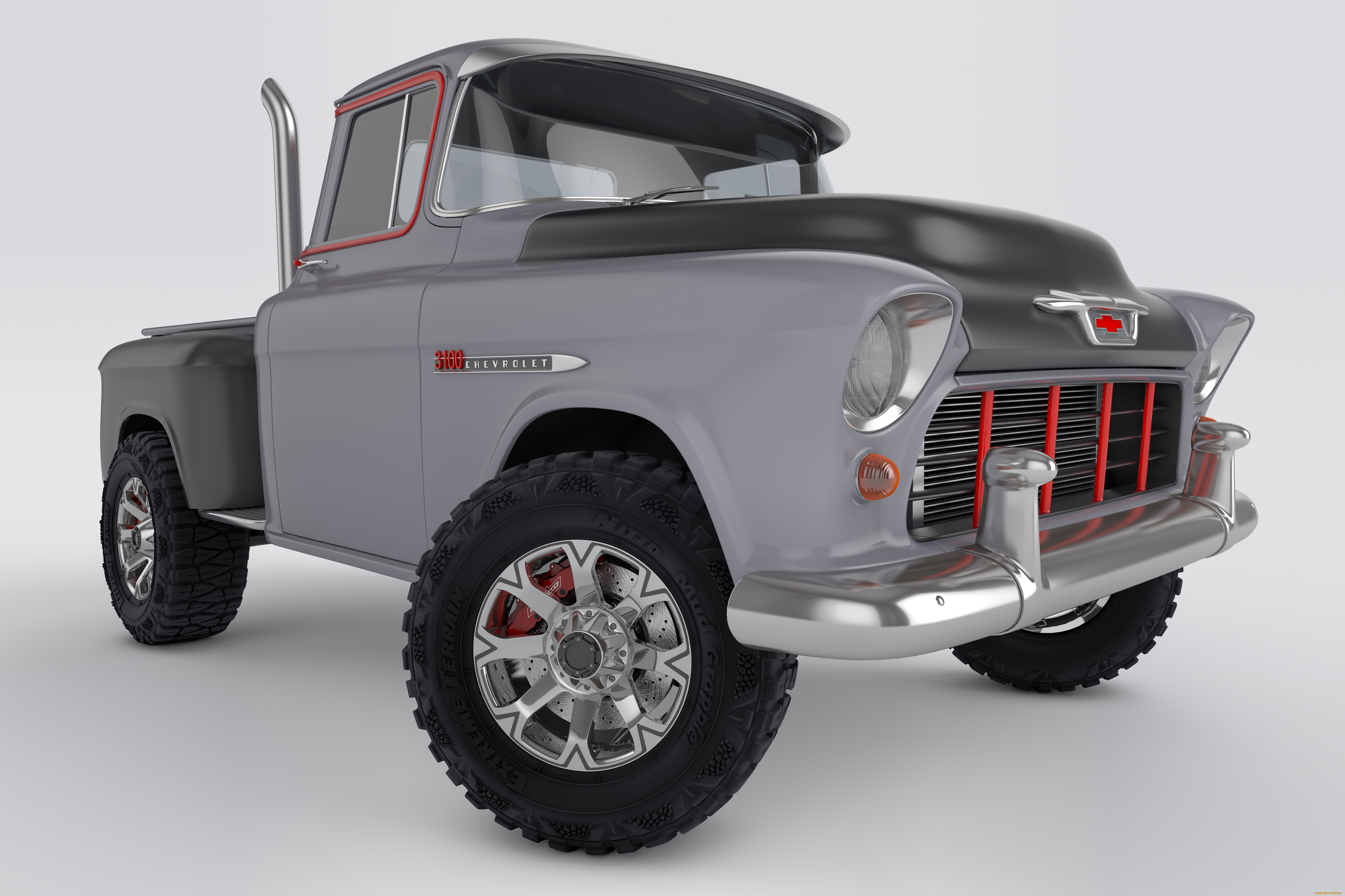 , 3, 1955, pickup, 3100, chevrolet